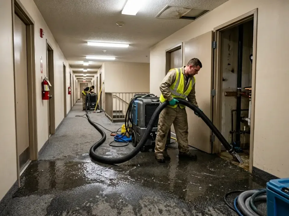 multi-unit-apartment-hallway-f-005 — frequently asked questions, Emergency Burst Pipe Water Extraction & Removal in Johnson,…